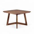 Square wooden coffee table suitable for living room décor 80 x 80 x 75cm